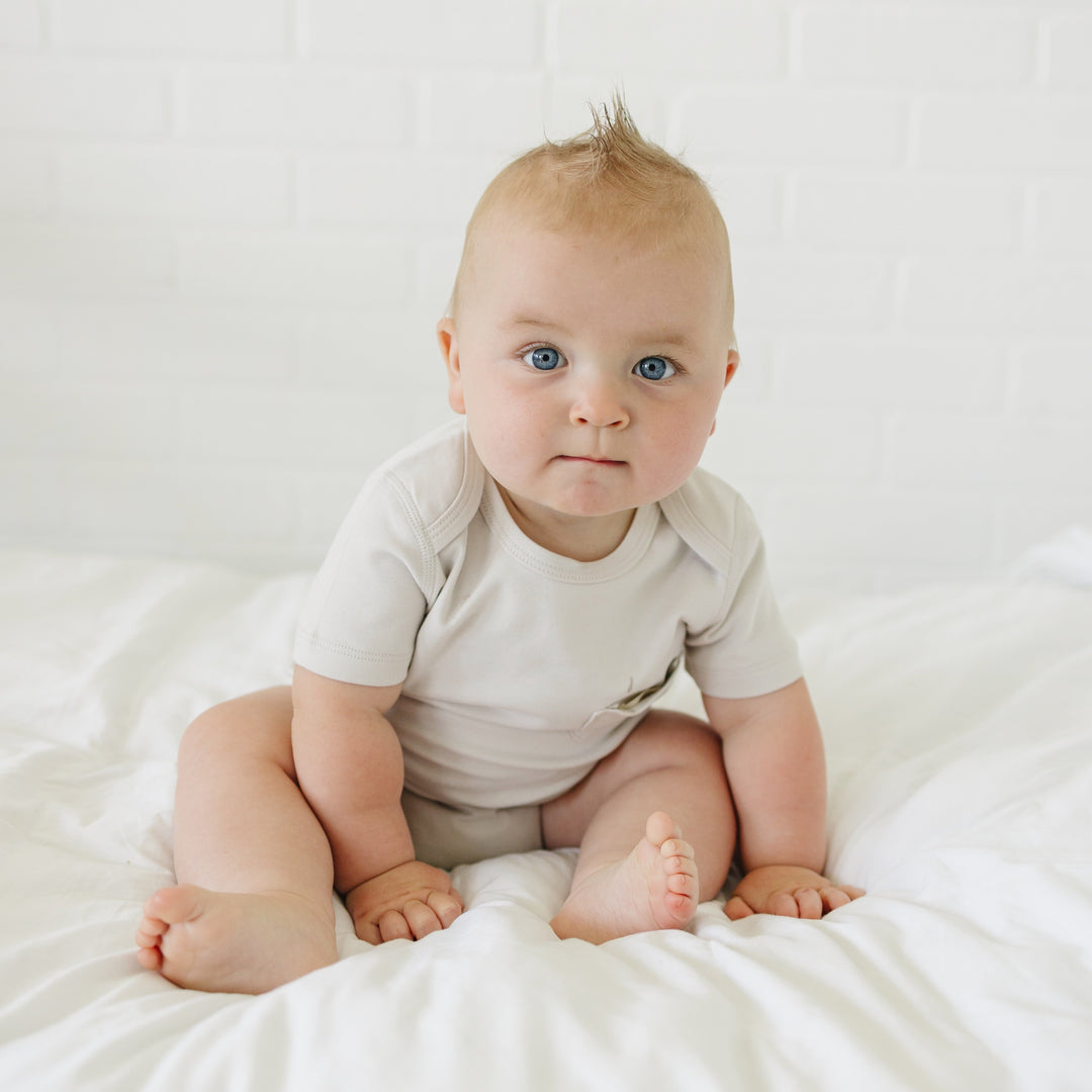 Bodysuit in Pebble